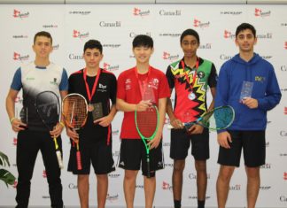 Cinq Canadiens remportent des titres au Championnat canadien junior ouvert 2019