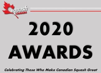 SQUASH CANADA HANDS OUT 2019/2020 NATIONAL AWARDS